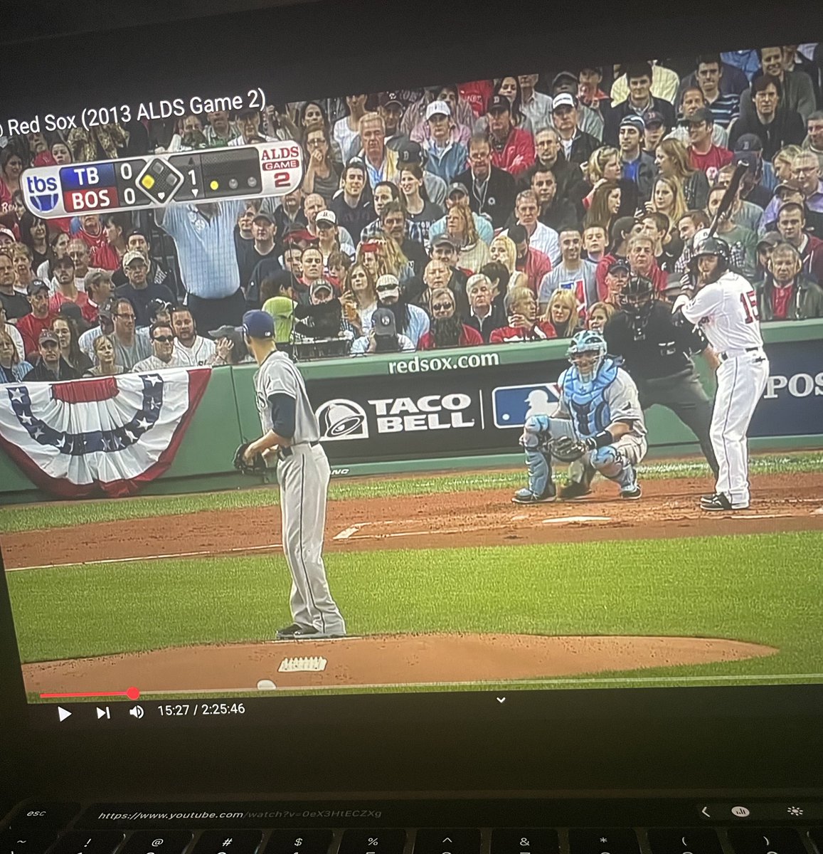Thomas_Carrieri's tweet image. Why watch the All Star Game when you could watch Game 2 of the 2013 ALDS on YouTube.