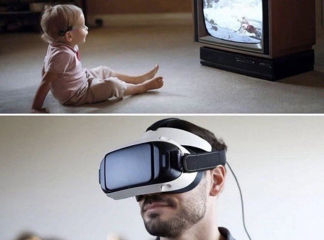 DON'T SIT TOO CLOSE TO THE TV, IT'LL HURT YOUR EYES!

40 YEARS LATER.