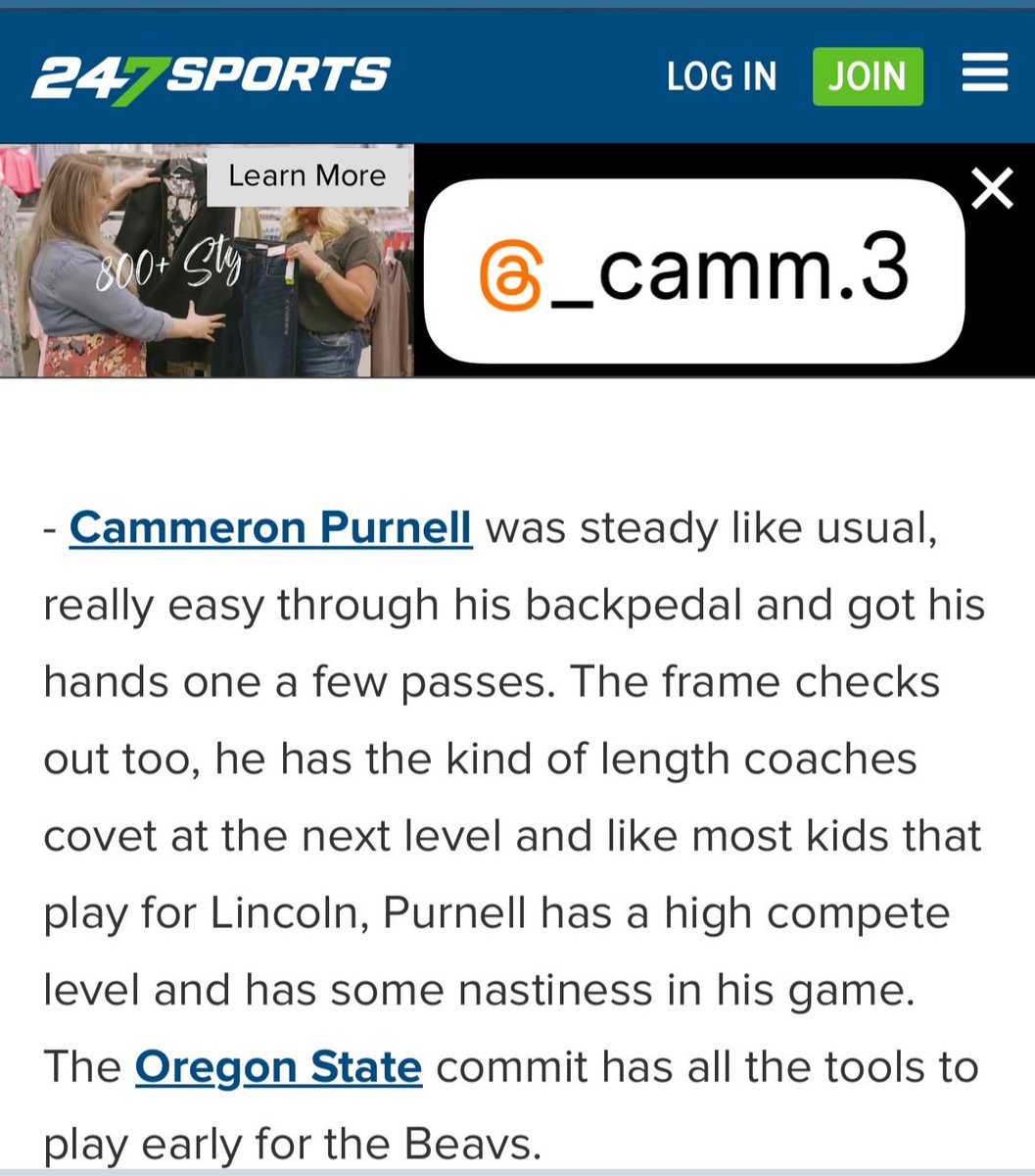 Cammeron “Camm” Purnell (@cammpurnell3) on Twitter photo Much love <a href="/247Sports/">247Sports</a> !! Big year this year! #GoBeavs 🧡🦫 <a href="/JsonCarter/">Jason Carter</a> <a href="/Coach_Hefley/">Dusty Hefley</a> <a href="/THEHIVEFB/">LINCOLN HORNETS FOOTBALL</a> <a href="/GregBiggins/">Greg Biggins</a> <a href="/BrandonHuffman/">Brandon Huffman</a> Much love <a href="/247Sports/">247Sports</a> !! Big year this year! #GoBeavs 🧡🦫 <a href="/JsonCarter/">Jason Carter</a> <a href="/Coach_Hefley/">Dusty Hefley</a> <a href="/THEHIVEFB/">LINCOLN HORNETS FOOTBALL</a> <a href="/GregBiggins/">Greg Biggins</a> <a href="/BrandonHuffman/">Brandon Huffman</a>