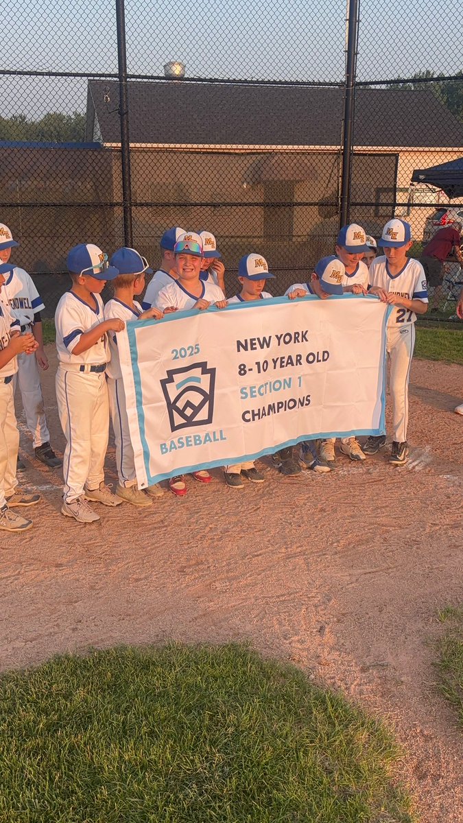 Maine-Endwell (@mecsdspartans) on Twitter photo The Maine-Endwell 10A boys “Williamsport” baseball team remains undefeated and just won the Section 1 NYS Little League championship tonight in Cicero NY after going undefeated in sectionals! They will now compete for the 10U little league state championship at Logan Field! The Maine-Endwell 10A boys “Williamsport” baseball team remains undefeated and just won the Section 1 NYS Little League championship tonight in Cicero NY after going undefeated in sectionals! They will now compete for the 10U little league state championship at Logan Field!