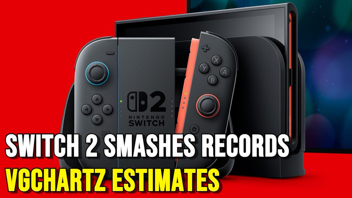 New video discussing Switch 2 sales, the latest VGChartz estimates and giving some preliminary worldwide estimates for the first month of Switch 2.

youtube.com/watch?v=iYfbcG…