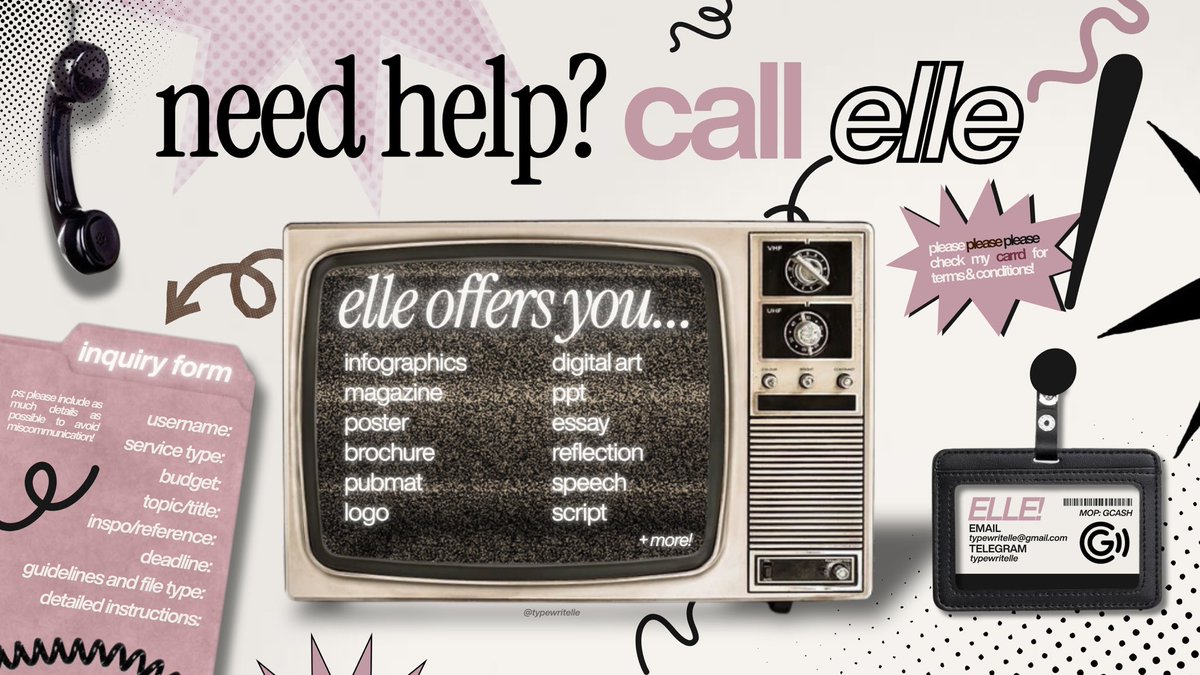 ELLE™ : 0/2 SLOTS .ᐟ tweet media