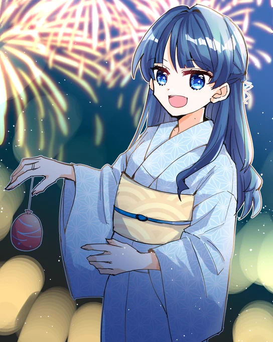 浴衣 村野 #蓮ノ空美術部