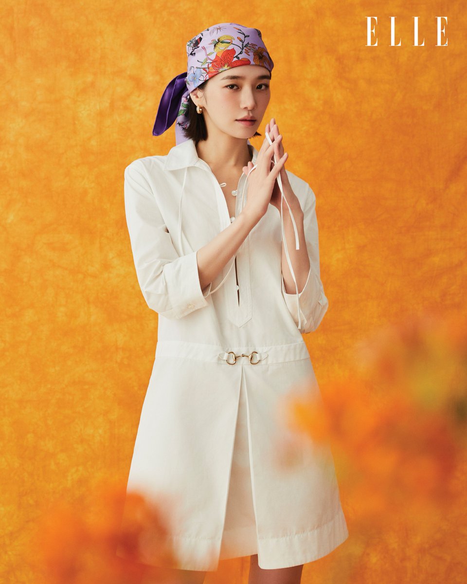gucci_jp's tweet image. グローバル・ブランドアンバサダーのパク・ギュヨン #ParkGyuYoung が魅せる、#GucciPreFall25 コレクション。@ELLEINDIA 7月号より。#ELLE