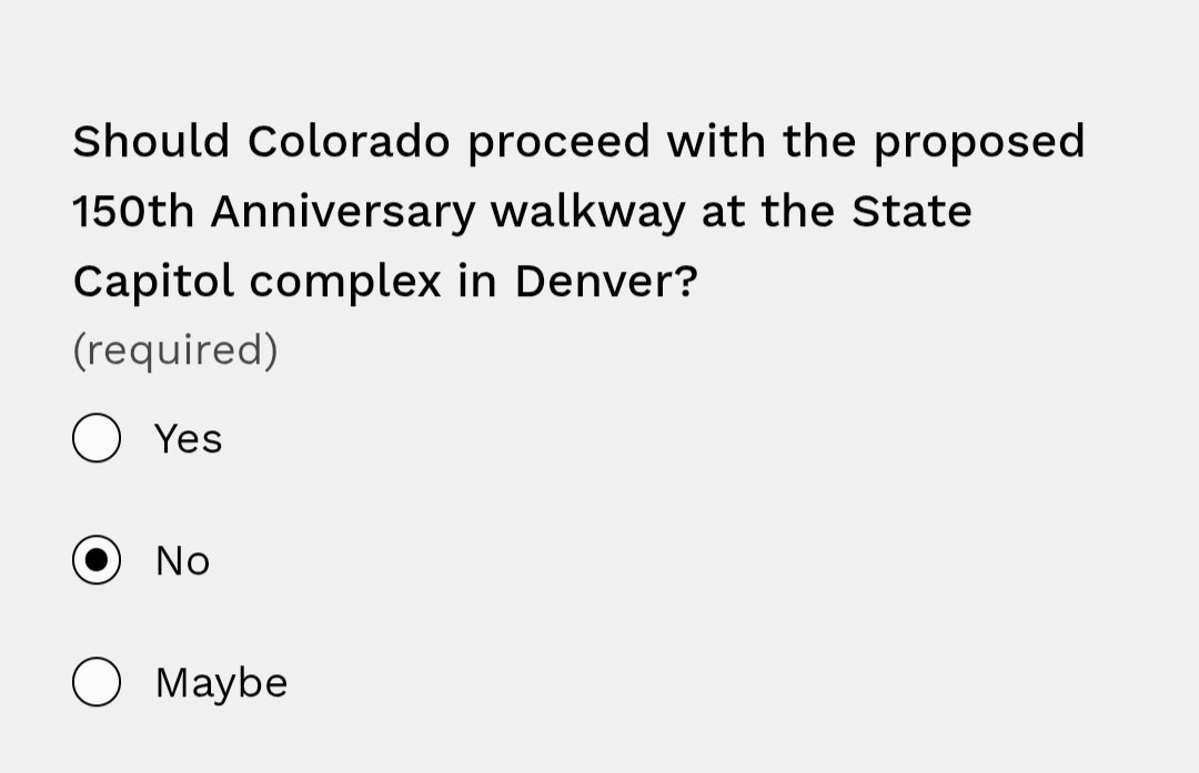 Here's my vote. Now let's focus on saving Medicaid. #copolitics