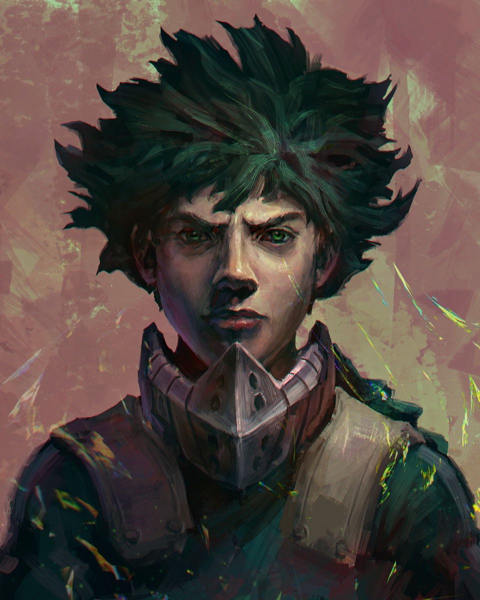 calcified_X3's tweet image. has anyone done a deepdive video essay abut this fuckass deku painting