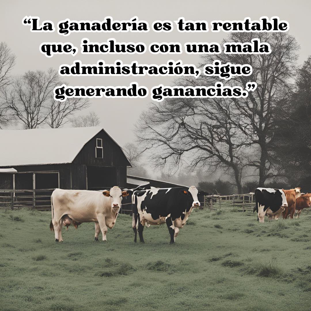 🐄🧑‍🌾 La ganadería es tan rentable que sobrevive incluso con mala administración.

Pero eso no es motivo de orgullo… es una llamada de atención.

📉 ¿Cuántos ganaderos se conforman con lo mínimo solo porque el sistema “da para vivir”?

🧠 La verdad es que la mayoría no lleva