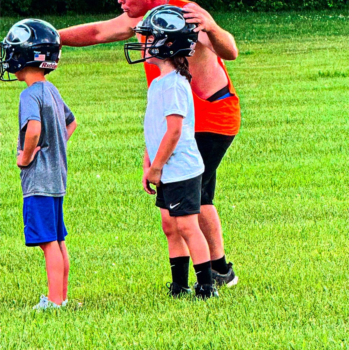 DaFeldster's tweet image. Very excited Dad here. Had his first practice