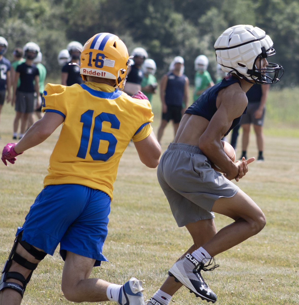 Mason and I stopped out at some 7-on-7s in Williams County today, with Bryan hosting Edgerton and Hilltop hosting Montpelier, Antwerp, Delta and Northwood.

Small gallery of county teams from today’s action: bryantimes.com/sports/bryan-h…