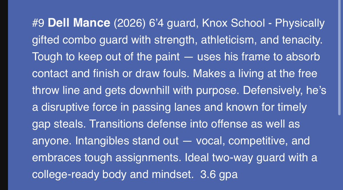 OnlyDellMance's tweet image. Recruit The Bronx Write up
@KnoxHoops2024 @BuiltByCoachDre @rensunited @RecruitTheBronx