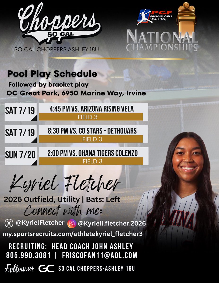Kyriel Fletcher (@kyrielfletcher) on Twitter photo Excited to contribute this weekend with my teammates. Let’s work🖤🤍🔥 <a href="/Choppers_Ashley/">So Cal Choppers Ashley</a> <a href="/MarcKKendrick/">Coach Marc K Kendrick</a> <a href="/CoachKennedy5/">CoachKennedy</a> <a href="/wheaton_sb/">Wheaton College Softball</a> <a href="/Franciscan_SB/">Franciscan Softball</a> <a href="/Hey_Coach_Bobby/">Bobby Alvara</a> <a href="/AmyLTudor/">Amy Tudor</a> <a href="/betyree/">Ben Tyree</a> <a href="/Em_Russell/">Emily Russell</a> <a href="/DirectRecruits/">Direct Recruits</a> <a href="/KassieD23/">Kassie Stanfill</a> Excited to contribute this weekend with my teammates. Let’s work🖤🤍🔥 <a href="/Choppers_Ashley/">So Cal Choppers Ashley</a> <a href="/MarcKKendrick/">Coach Marc K Kendrick</a> <a href="/CoachKennedy5/">CoachKennedy</a> <a href="/wheaton_sb/">Wheaton College Softball</a> <a href="/Franciscan_SB/">Franciscan Softball</a> <a href="/Hey_Coach_Bobby/">Bobby Alvara</a> <a href="/AmyLTudor/">Amy Tudor</a> <a href="/betyree/">Ben Tyree</a> <a href="/Em_Russell/">Emily Russell</a> <a href="/DirectRecruits/">Direct Recruits</a> <a href="/KassieD23/">Kassie Stanfill</a>