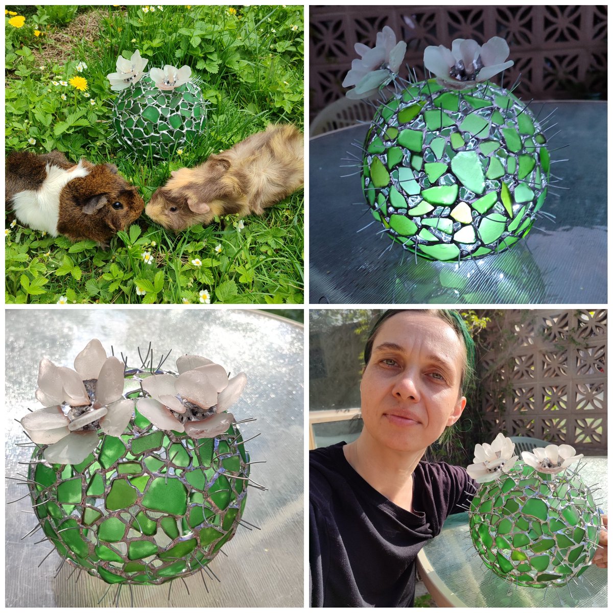 SeaStainedGlass's tweet photo. Sea glass cactus light π΅#SeaStainedGlass #stainedglass #glassart #stainedglassart #handmade #seaglassart #art #beachglass #seaglass #trashtotreasure #recycledart #trashart #seaglassaddict #seaglasslove #recycle #upcycle #succulents #beachcombing #cactuslove #cactus https://t.co/XZKzuny8OY