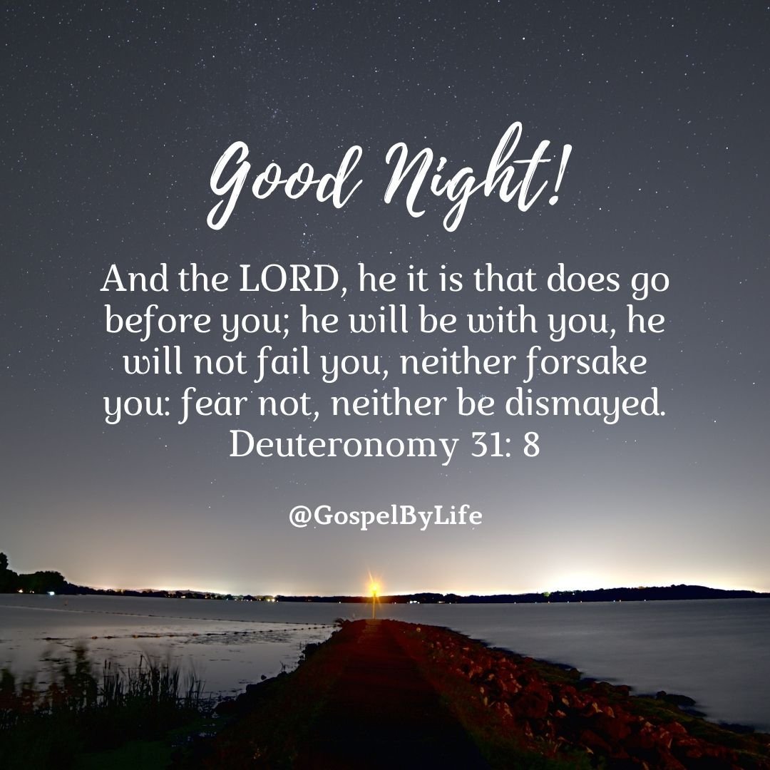 God will not fail you, nor forsake you.
Good evening.