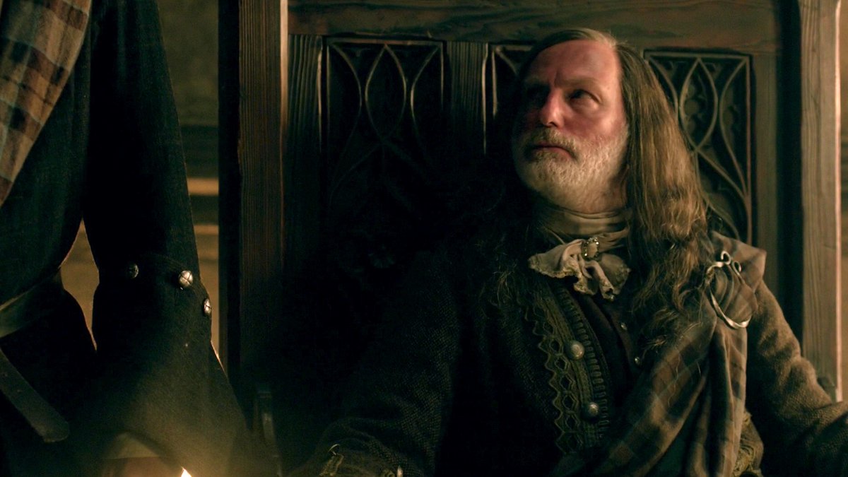 When Colum allowed
Jamie to take the beating for Laoghaire
And Dougal to control it
Their opposing characters were revealed

Gallant Jamie displayed selfless compassion for the lass
Dougal displayed malicious self-interest towards Jamie

Resolved, though already wounded
Jamie