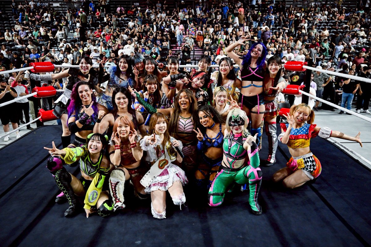 This 3-month overseas tour was full of amazing moments.
I met so many people and had fun wrestling in different places.

It ended with TJPW’s big show in the U.S.—so happy we all returned to Japan together.

Thank you for supporting me on this journey! Let’s meet again soon!