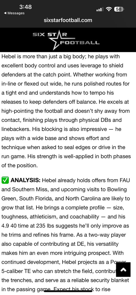 JHebel88's tweet image. 🚨🚨Coaches🚨🚨
If you’re looking for a 26 TE/DE that plays at a high level and can be on your campus next January, I am at Lakeland High School. I am graduating early, this December, right after the season ends.
🏆🖤🧡⚓️🏈
Look forward to connecting with you soon! ☎️…