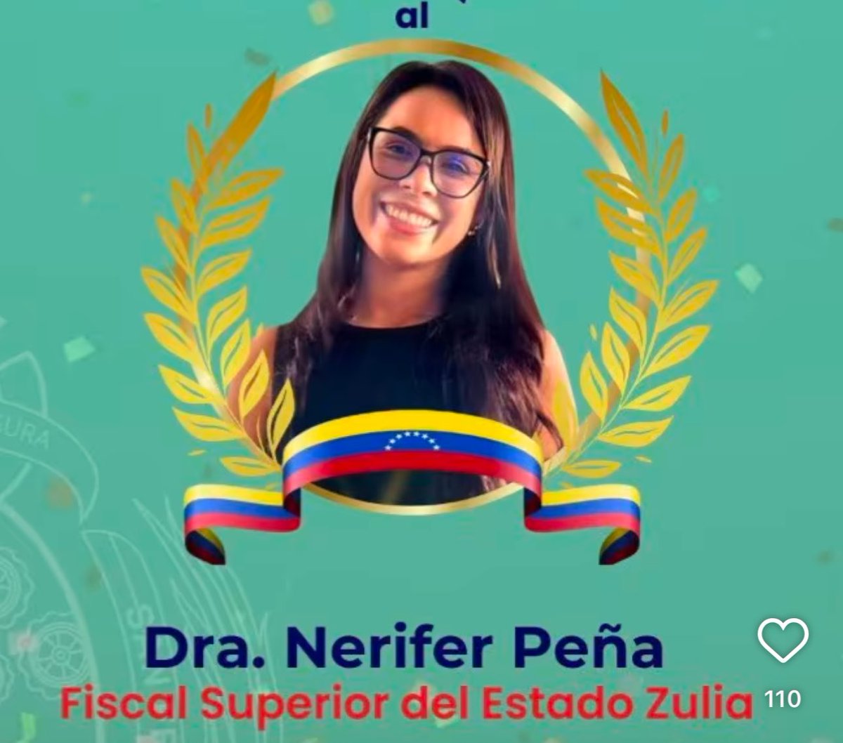 Extraoficial: Removida como fiscal superior de Zulia, Nerifer Peña, según fuentes del Sistema de Justicia