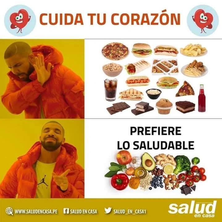 Salud_en_casa1's tweet image. Estamos en pleno invierno , registrándose  el consumo excesivo de comida chatarra y grasas saturadas.   😫

Cuidado con su corazón. ⚠️‼️

#CuidaTuCorazón #pandemia #alimentacionsaludable #Peru