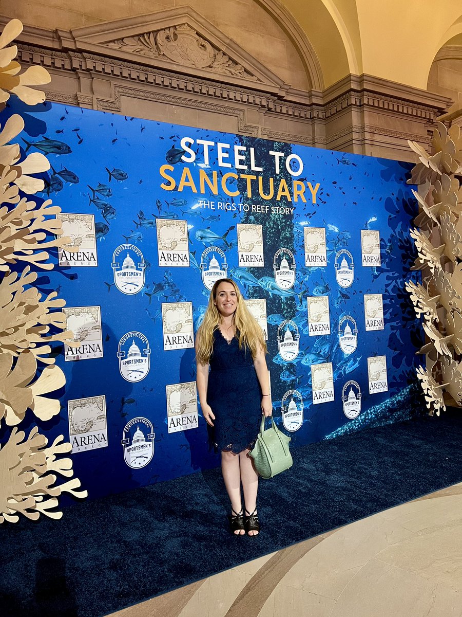 Gabby_Hoffman's tweet image. Rigs to Reef 🪸 🐠 ⛽️ ♻️
I attended the DC premiere of the new Arena Energy documentary “Steel to Structure: The Rigs to Reef Story” @rigstoreef tonight organized by @HunterandAngler. The rigs-to- reef program converts decommissioned offshore oil rigs into fish habitat. It’s a…