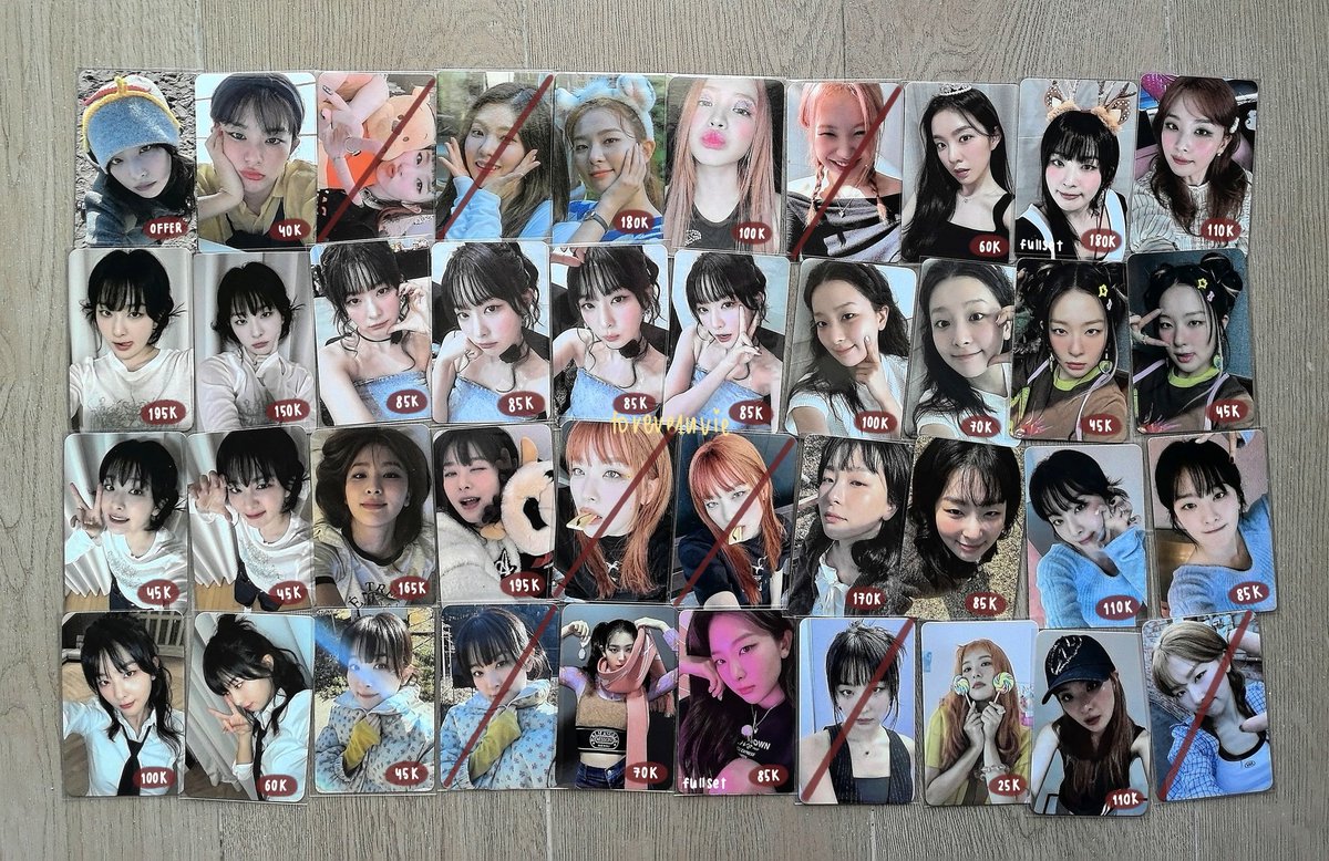 ⠀
⠀quitting sale aab reve

⠀tags ; pc lfb looking for buyer
⠀wts red velvet irene seulgi yeri
⠀레드벨벳 포카 양도 이린 슬기
⠀chill kill cosmic rtov 9th anniv
⠀pob starriver music korea tc
⠀yizhiyu makestar trading card
⠀soundwave fansign birthday
⠀