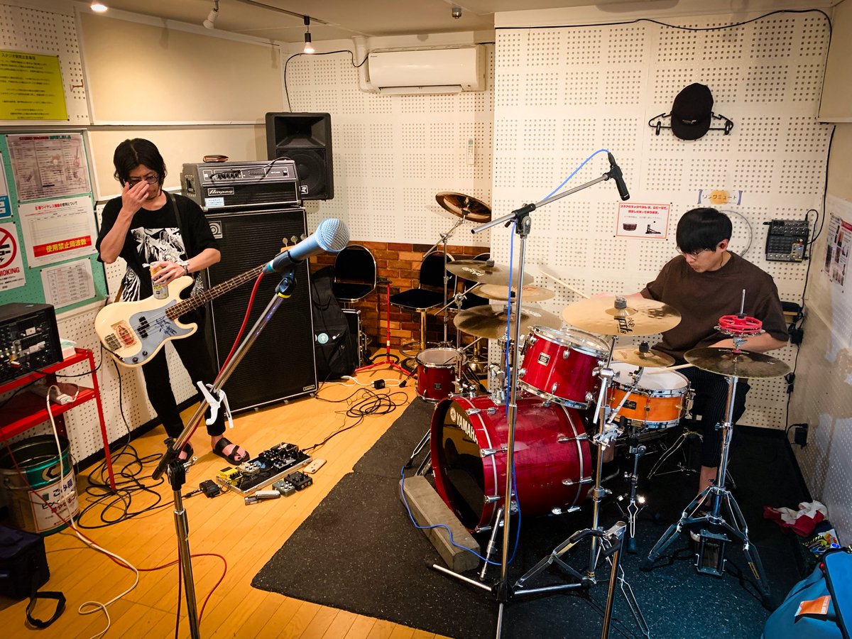 昨日は久しぶりのLittleHeatherスタジオ練習でした🙆‍♀️