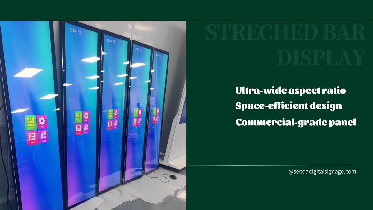 SDDigitalScreen's tweet image. Shelf-mounted bar display for retail &amp;amp; category signage.
Ultra-wide &amp;amp; ultra-bright.
📧 Evelyn@sendadigitalsignage.com | 📲 WhatsApp: +8618138849445
#barscreen #electroniclabel #bardisplay