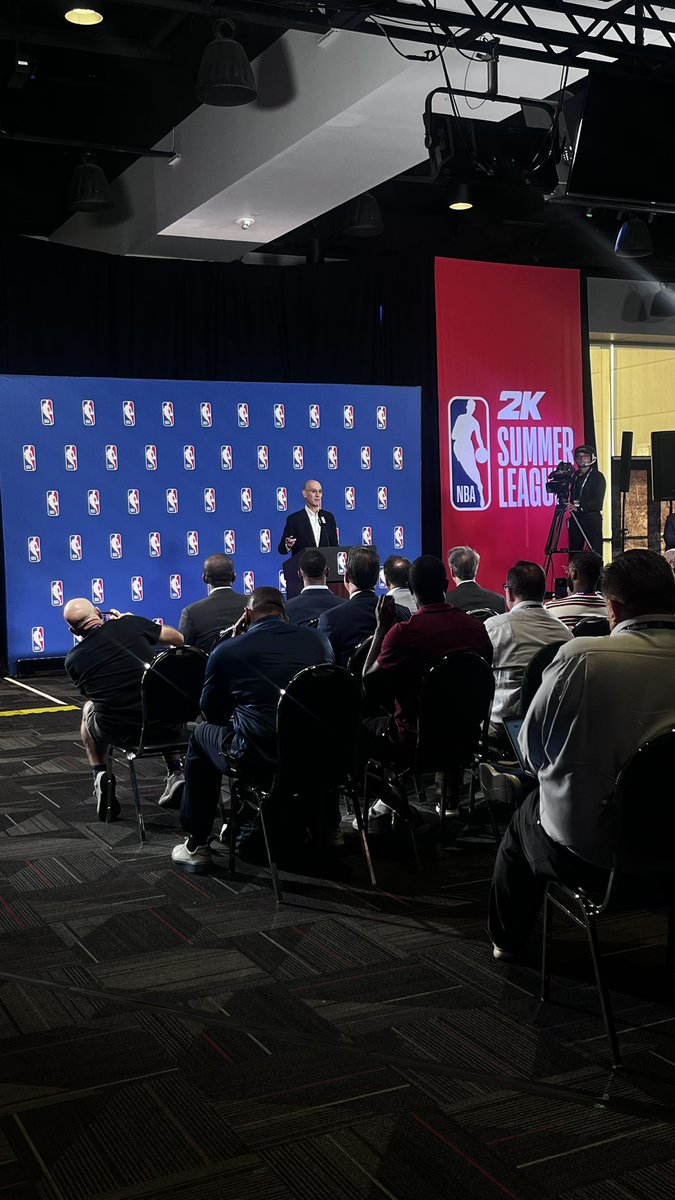 alexeschelman's tweet image. “We have not committed to expanding.” - @NBA Commissioner Adam Silver on league expansion.
We’ll break down the steps that the NBA is taking to eventually add teams to the league tonight on @KTNV!