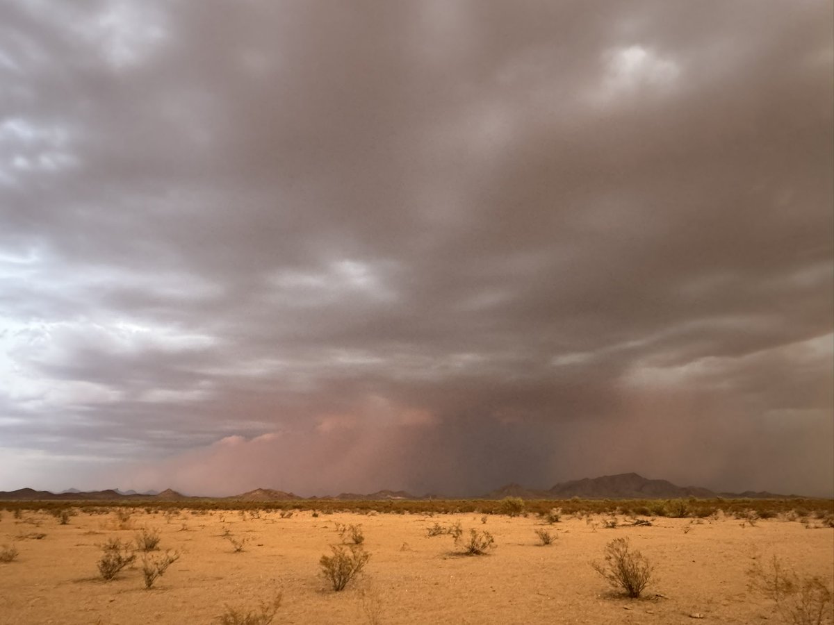 MikeOlbinski's tweet image. Slow moving dust across Chuichu, AZ  #azwx