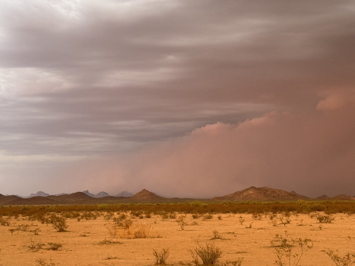 MikeOlbinski's tweet image. Slow moving dust across Chuichu, AZ  #azwx