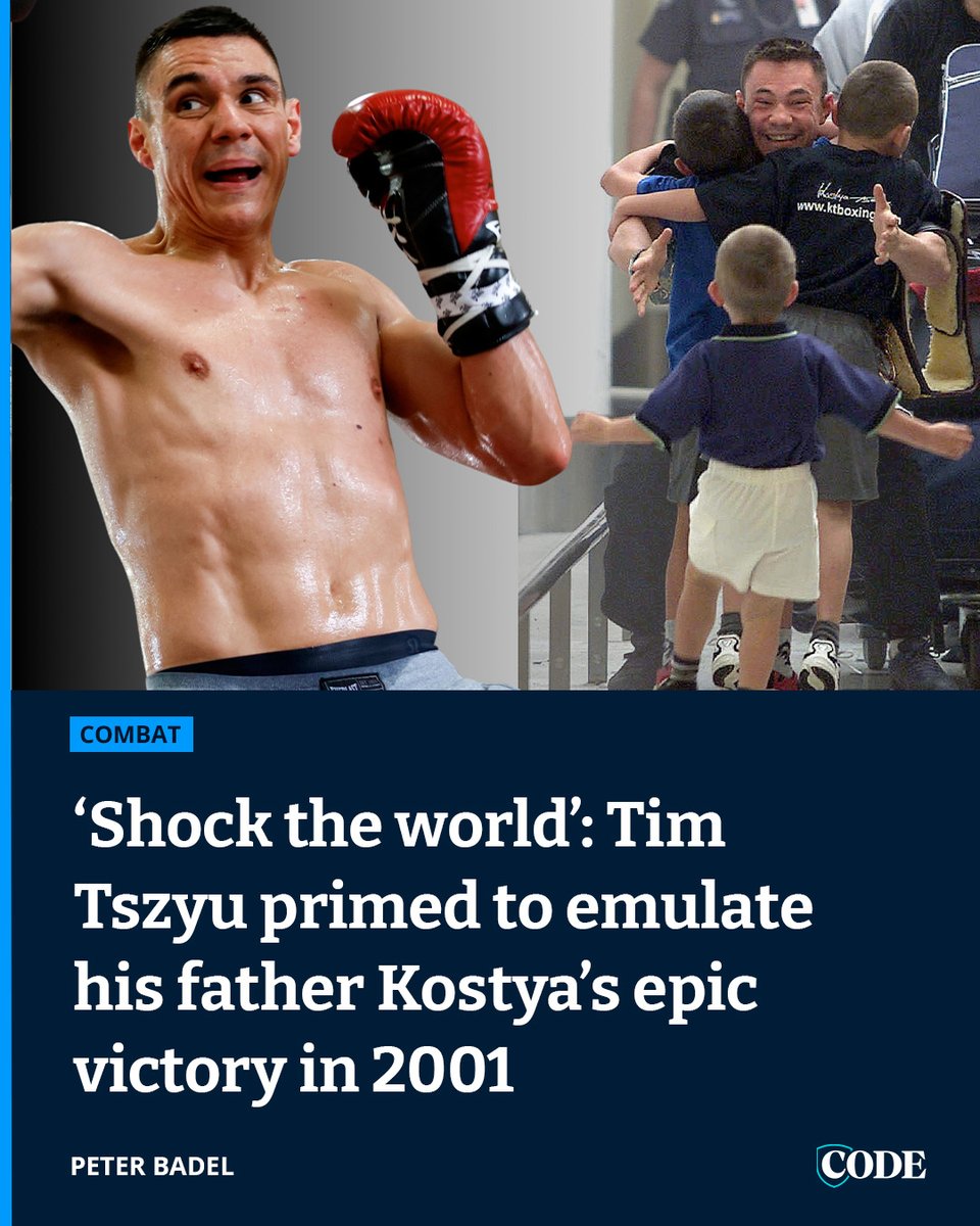 codecombatau's tweet image. It is one of the most iconic images in Australian boxing history that has Tim Tszyu primed to shock the boxing world in his quest to conquer America. 🥊

STORY | bit.ly/4lVjaEu

✍️: @badel_cmail