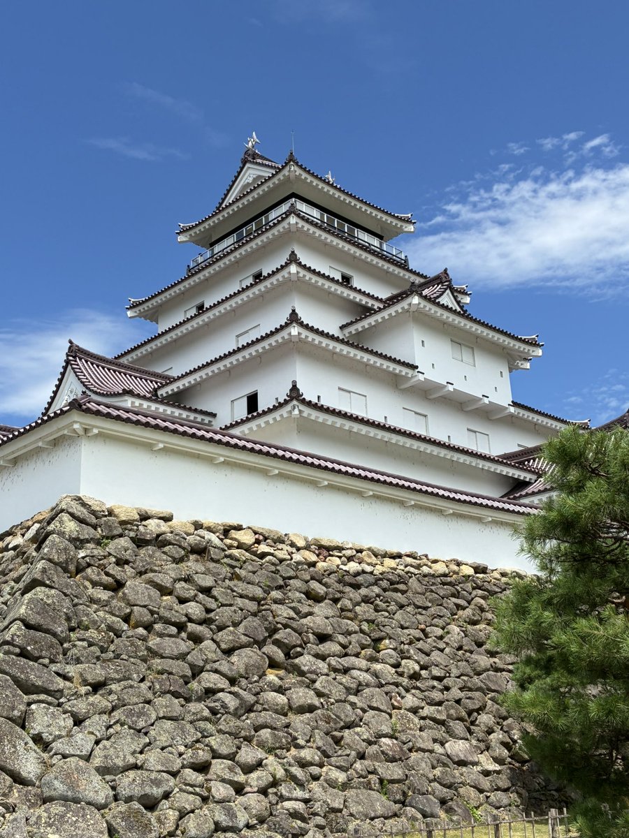 ひとりふらっと鶴ヶ城に
いつ見てもかっこいいー