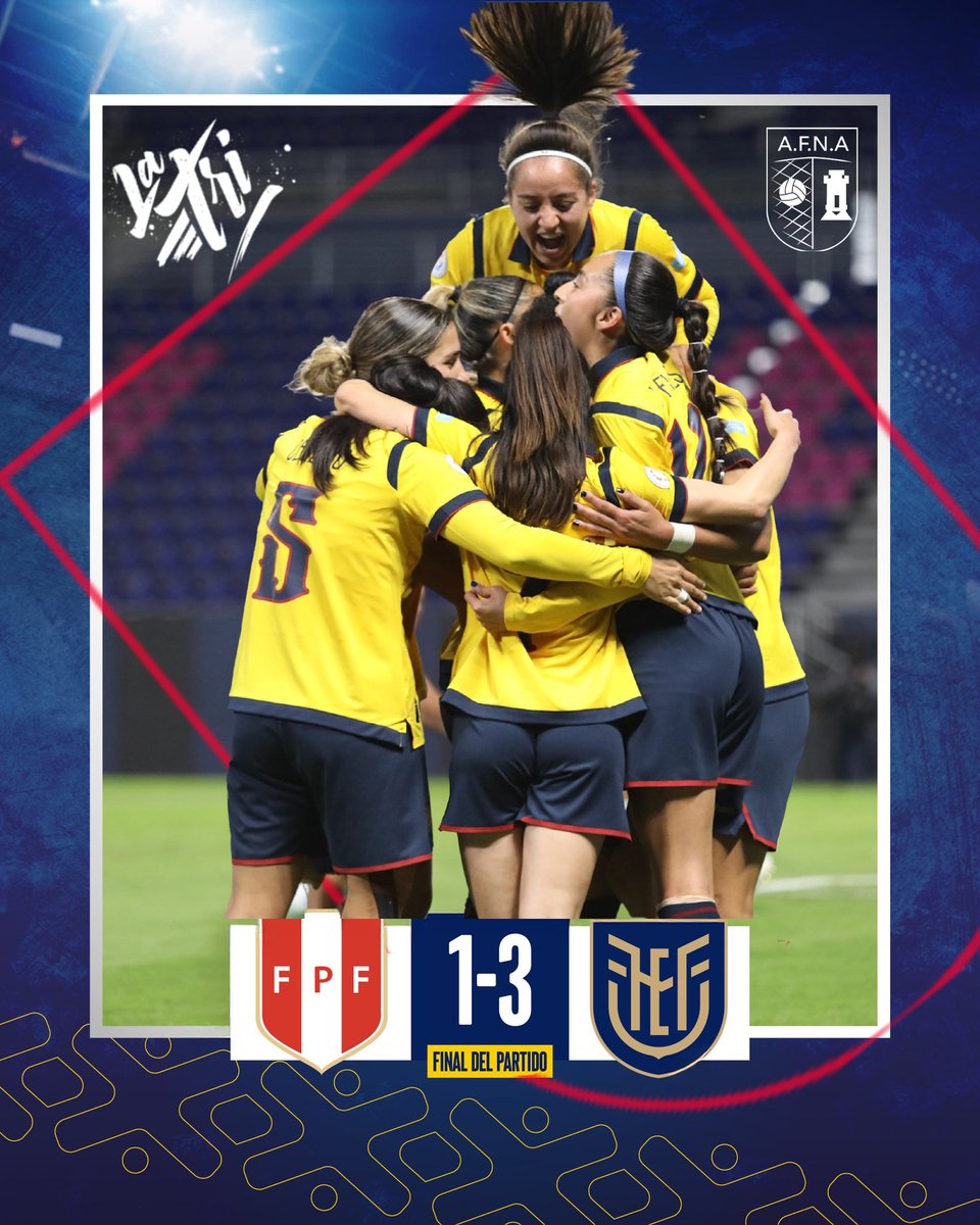 "Con coraje, entrega y corazón, han demostrado que el fútbol también se escribe con garra femenina.📷📷
¡Felicidades, sigan así son el orgullo de todo un país!"📷
#copafemenina #LaTriFemenina #VamosConTodo #3puntos #vamospormas #somosAfna #SomosFutbol
