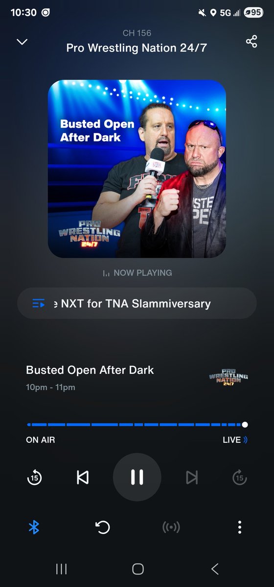 BillyDoyle1081's tweet photo. Better late than never, tuned into Uncle @bullyray5150 for some #BOAD #ProWrestlingNation247 
@BustedOpenRadio https://t.co/7kwnlG38qS