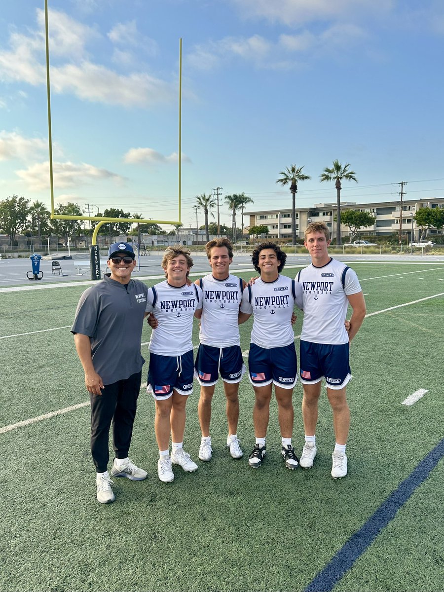 Pumped for 2025. Talented, competitive, &amp; hardworking group. Time to put on the pads &amp; play real football. Grateful for the opportunity to work w/ these kids &amp; be a part of this program. #MTPP #Tarball #GoSailors⚓️🇺🇸

#Year4 <a href="/jake_meer4/">Jake Meer</a> <a href="/DarianLeyva_08/">Darian Leyva</a> <a href="/JSpig18/">Jordan Spigarelli</a>