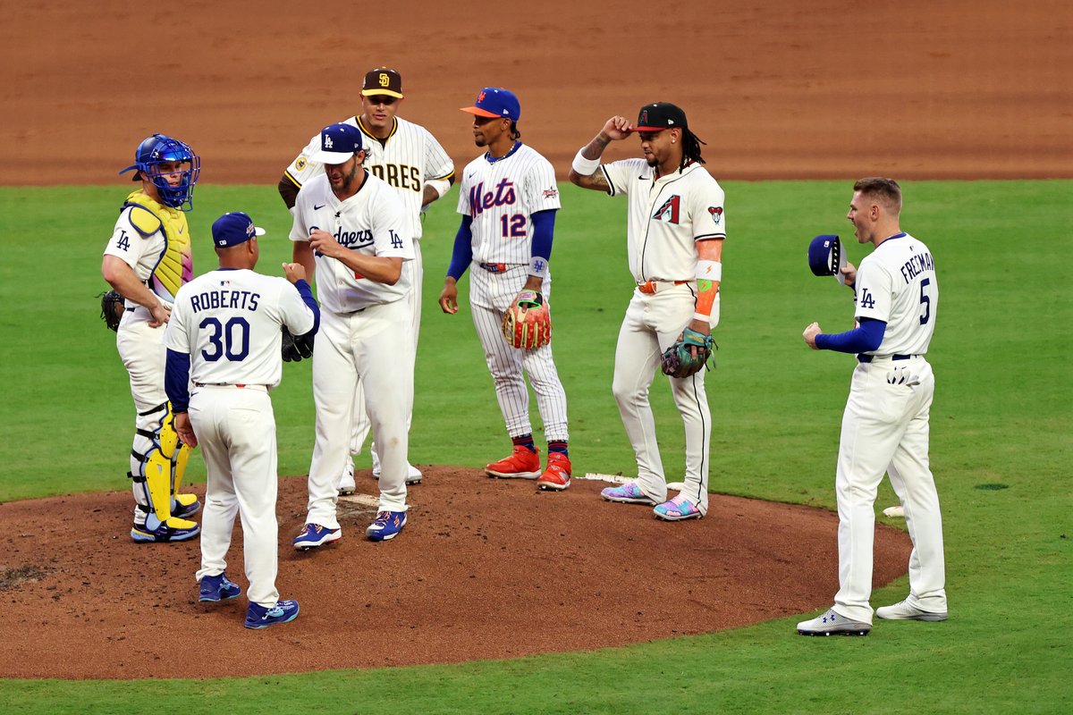 Clayton Kershaw said he eventually came around on being a "Legend Pick" for the All-Star Game and revealed Dave Roberts let him address the team.

"I think, yeah, my initial response was just, you know, you don't ever want to take somebody's spot or you don't ever want to be like