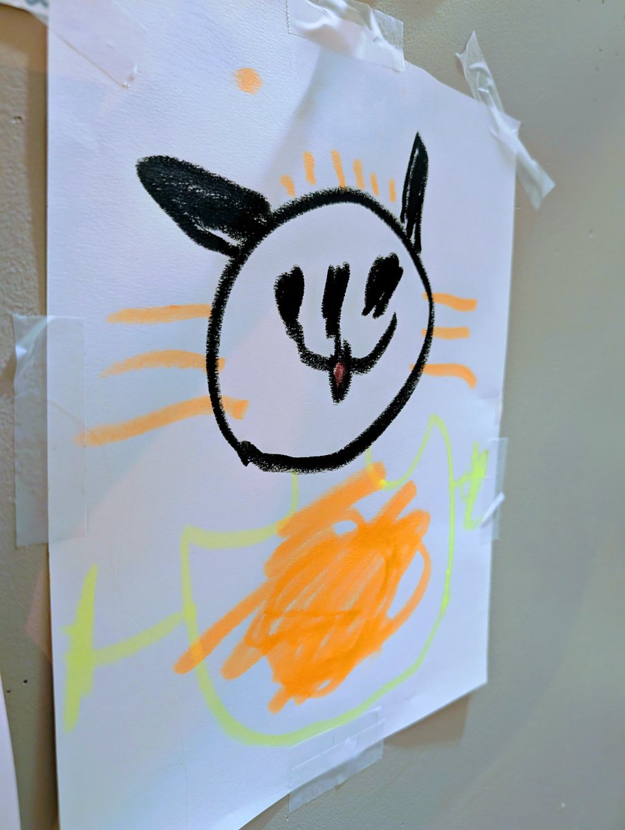 Mitch Roush (@mitchroush) on Twitter photo ๐งถ ๐พ "NEON CAT"  ๐พ ๐งถ 
Latest addition to our artwork wall.
๐จ - Our 4yo
#GirlDad ๐งถ ๐พ "NEON CAT"  ๐พ ๐งถ 
Latest addition to our artwork wall.
๐จ - Our 4yo
#GirlDad