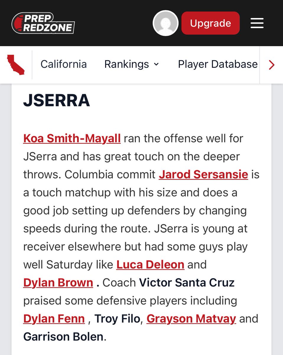 Dylan Fenn (@dylanfenn10) on Twitter photo Had a great time competing with my guys this weekend at The Battle of the Beach! Thank you for the recognition <a href="/PrepRedzoneCA/">Prep Redzone California</a> <a href="/vscwintoday/">Victor Santa Cruz</a> Had a great time competing with my guys this weekend at The Battle of the Beach! Thank you for the recognition <a href="/PrepRedzoneCA/">Prep Redzone California</a> <a href="/vscwintoday/">Victor Santa Cruz</a>