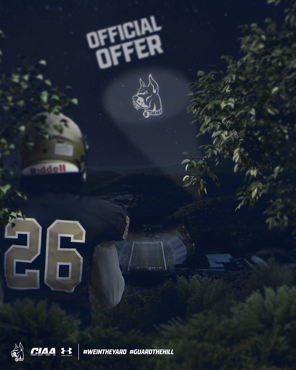 After A great conversation with <a href="/GregoryLiberty1/">Coach Greg Liberty</a>, i am blessed to receive my 2nd offer from <a href="/BigBlue_FB/">Bluefield State University Football</a> !!