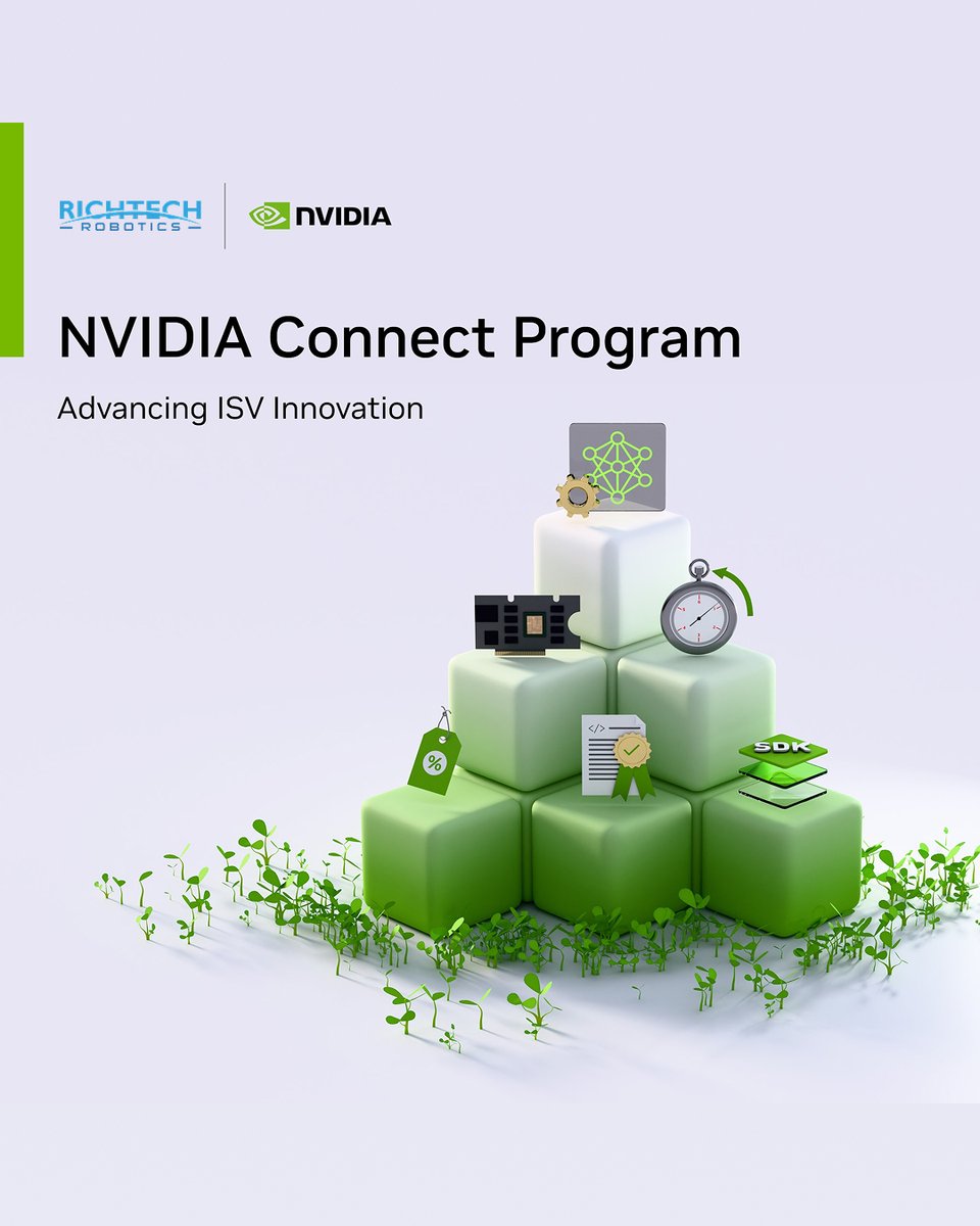 RichtechRobots's tweet image. We've officially joined the NVIDIA Connect program—unlocking powerful tools, engineering support, and next-gen AI capabilities to help supercharge the evolution of our AI-driven robot, ADAM.
This collaboration accelerates our mission: making smart, efficient service robots the…