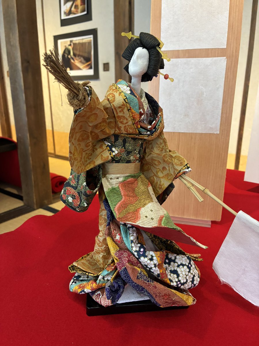 齋理屋敷 で開催中の「#大槻幸子和紙ドール展」✨ 江戸時代から伝わる