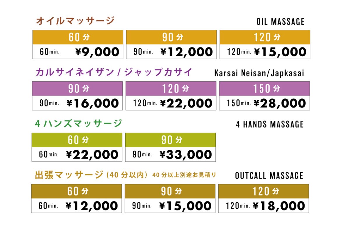 Men’s massage and hands job

We’re located very convenient area,near the Shinjuku station 

You can enjoy several types of massage with our premium therapists 

Availability 
x.gd/Fo2DI

16th Wed 
Takeru 1pm-11pm
Ramu 9:30pm-11pm
Tomo 9:45pm-11pm

#mensmassage
