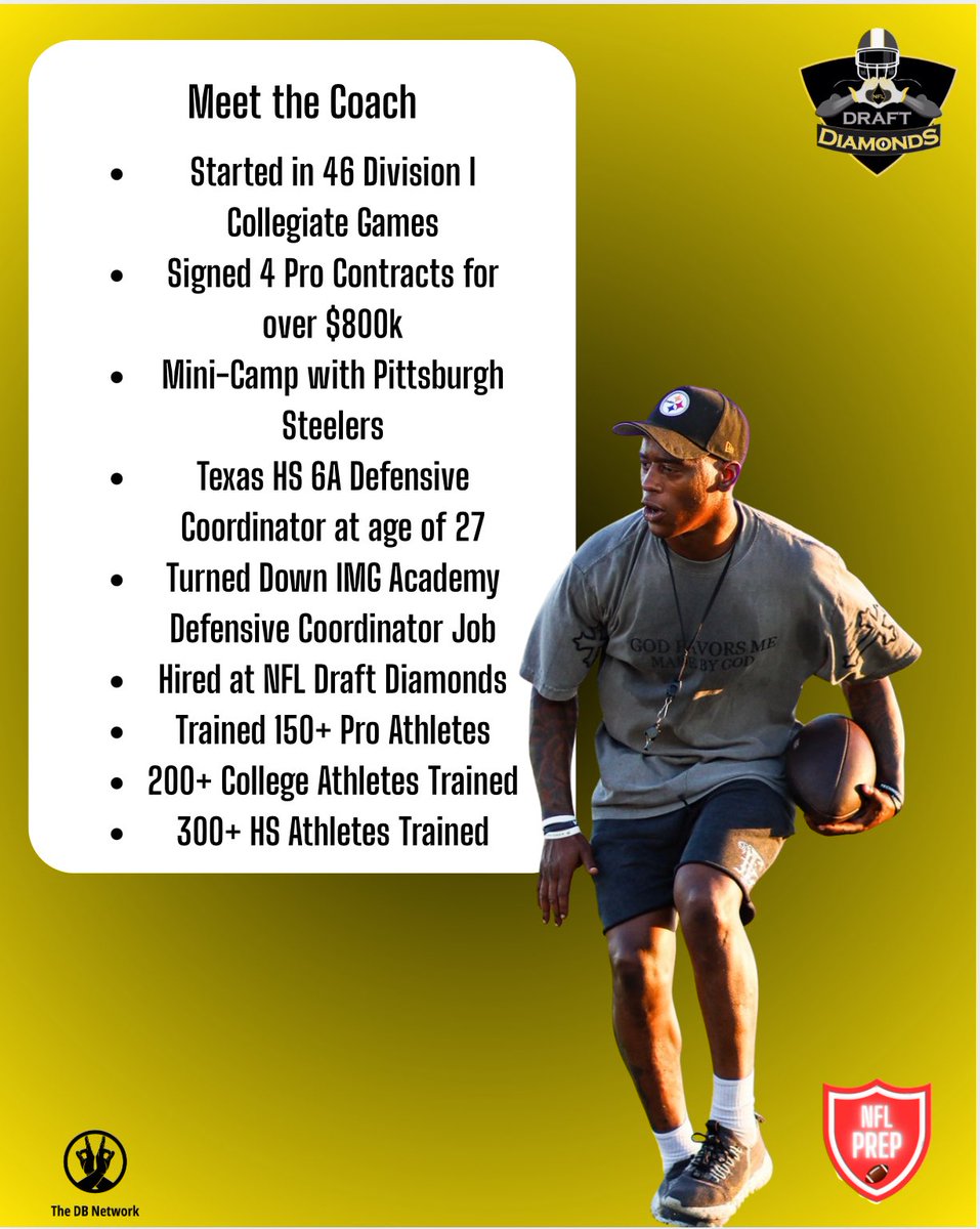 🚨🚨🚨 ALL HIGH SCHOOL CORNERBACKS

I am looking for the 20 most underrated CBs in high school to come out and put their talent on display. 

Our last event consisted of two high school kids receiving offers. Come join the crew!!! 

SCAN QR CODE TO REGISTER! 

#CornerbackClinic