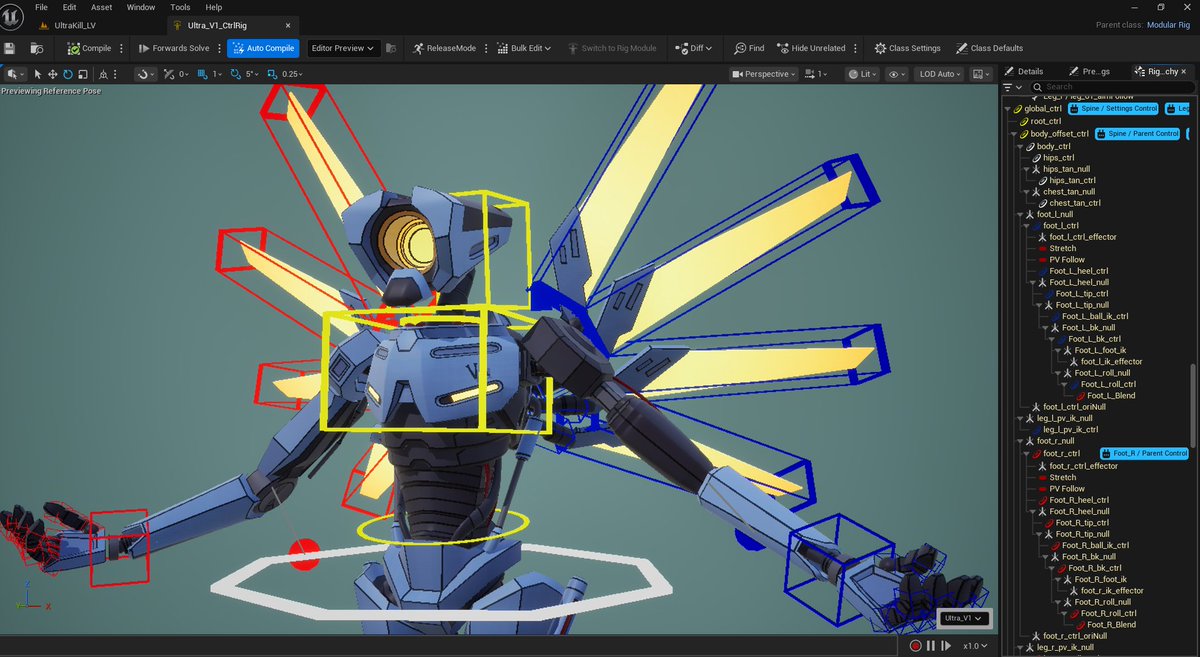 aldanoah0's tweet image. Getting back into gear again. I forget that i can also rig sometimes.

V1 Model by Xetirano

#ControlRig #UnrealEngine5 #ULTRAKILL