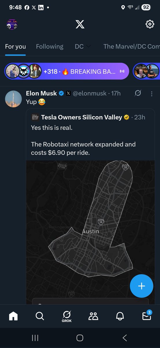 The fact that I've seen this at least 13 times in the last day but my last message got 67 impressions and 1 comment......shheeesssshhh