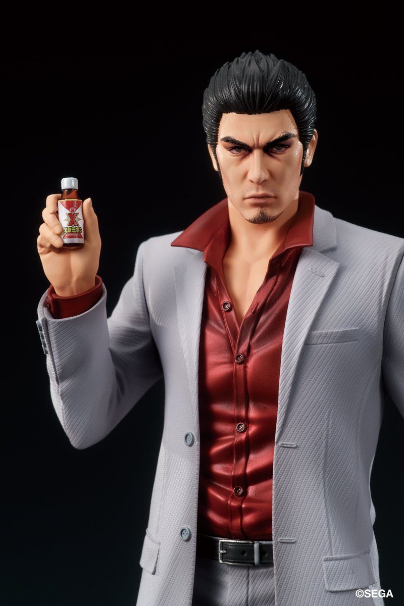 DIGjpn_official's tweet image. \\ 本日予約開始! //
大人気ゲーム #龍が如く シリーズより ‘‘堂島の龍’’#桐生一馬 のフィギュアが再登場❗️
デジタル造形とデジタル印刷によって 伝説の極道の凛々しい顔つき、 鋭い眼光やジャケット姿を忠実に表現。
パーツの差替えで「スタミナンX」を持っている姿も再現可能❗️…