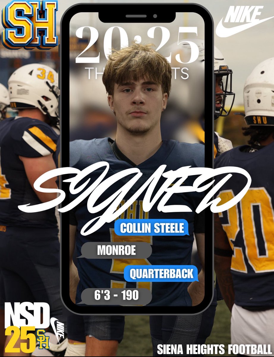 I will be staying with Siena heights through the season sadly after the season I will need to find a new home I am open to talk to all coaches to find me a new home after the season! <a href="/SienaHeightsFB/">Siena Heights University Football</a> #gosaints