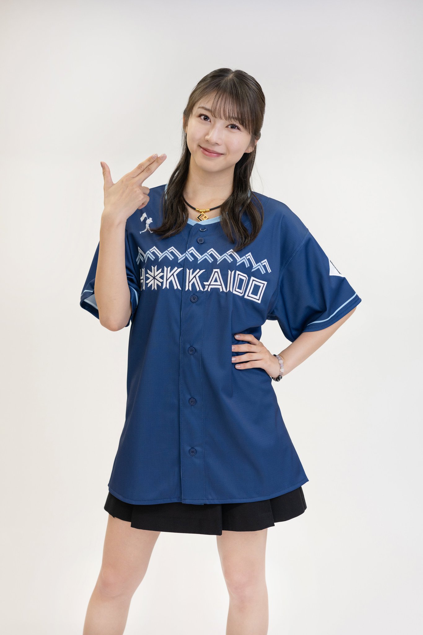 日本ハムファイターズモー娘。コラボ　ユニフォームタオル牧野真莉愛XL寸日ハム 日本ハムファイターズ Morning Musume Collaboration Goods