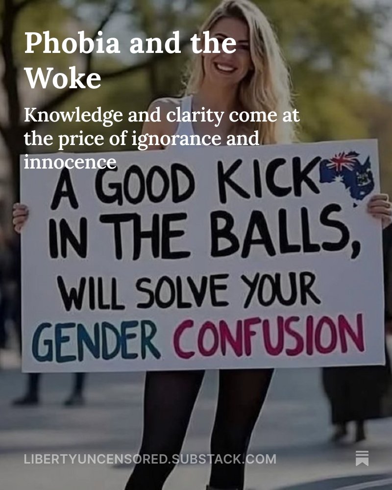 libertyuncensored.substack.com/p/phobia-and-t…

Please share this with as many woke accounts as possible, thanks team!
