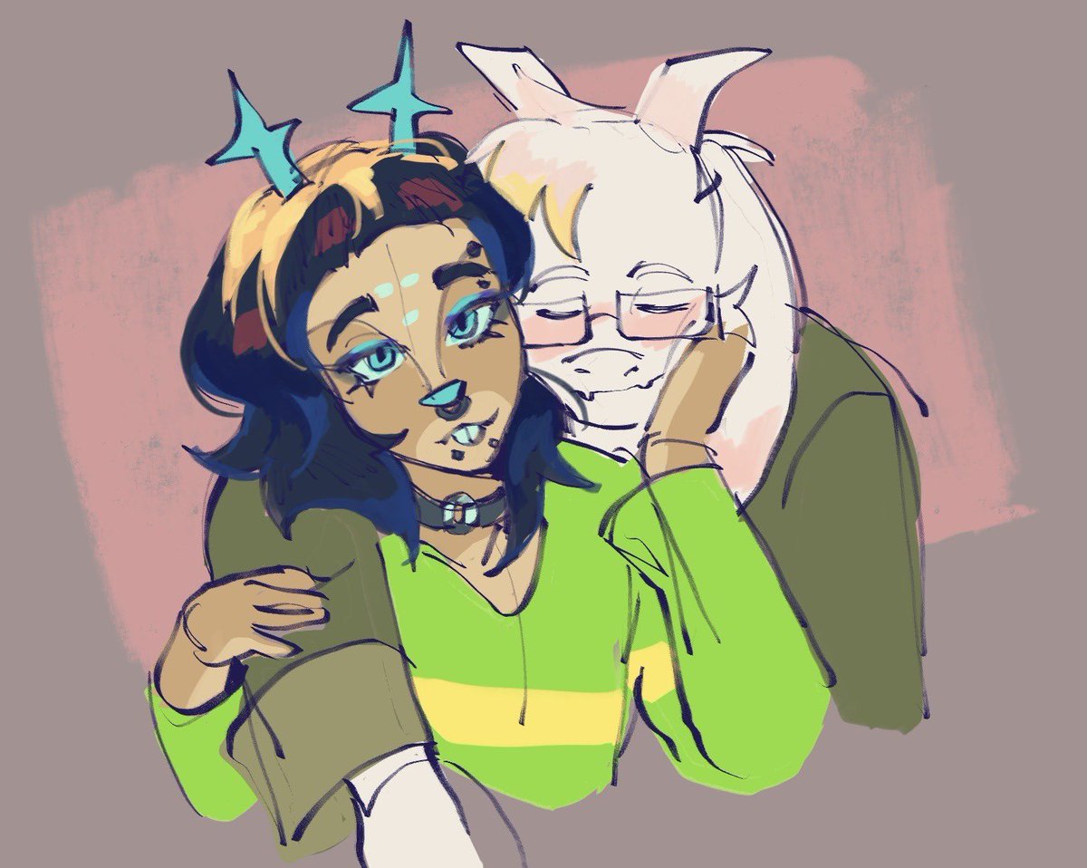 semrielle's tweet image. on everyones soul we truthing dessriel #deltarune