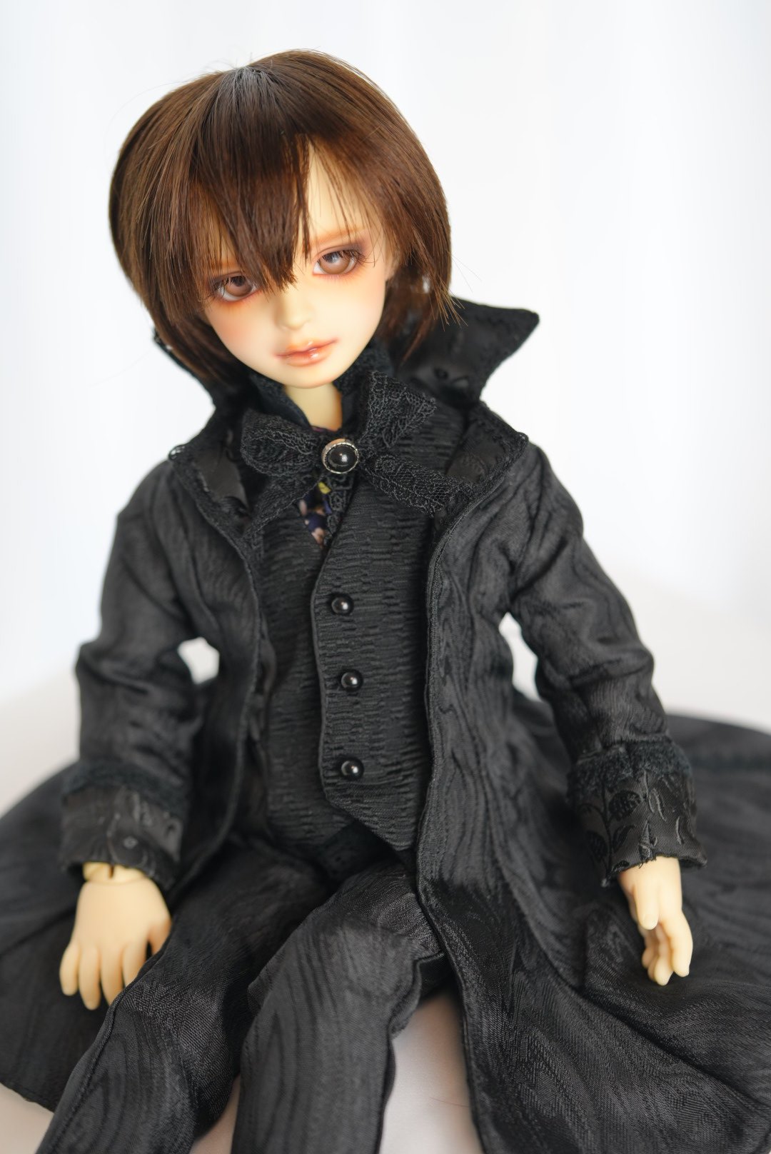 マテルドール　コート　黒　2着 セーラーコート【灰：SD girl】（SD Girl）｜DOLK（ドルク）